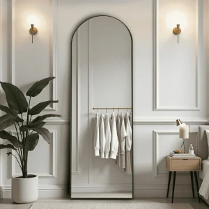 Arched Full Length Standing Floor Mirror
