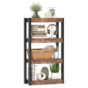 4 Tier  Wooden Bookcase