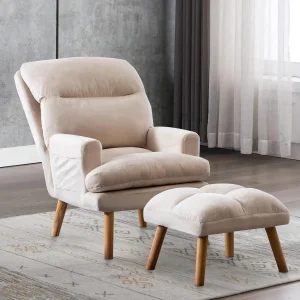 Accent Chairs with Ottoman