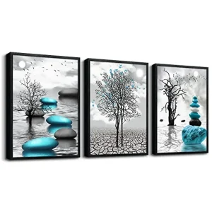 3 Piece Framed Canvas Wall Art