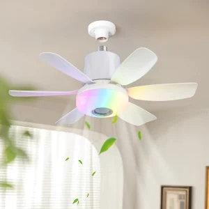 Ceiling fan with Dimmable Light
