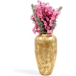 11" Tall Gold Vase