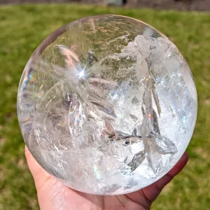 Clear Quartz Crystal Polished Ball