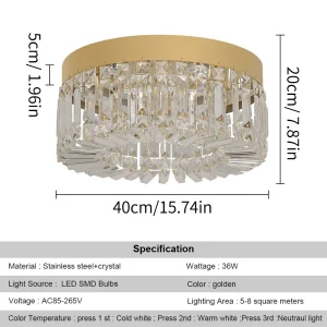Crystal Ceiling Lamp