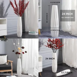 Tall Ceramic Floor Vase