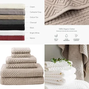 Luxury Cotton Bath Towel Set