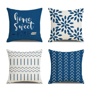 4PCS Throw Pillow Covers