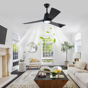 52 Inch Remote Control Ceiling Fan Light