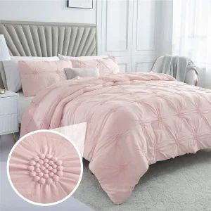 Full/Queen Pink Rose Blush Comforter Set