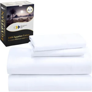 100% Egyptian Cotton Queen Size Sheets