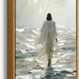 3D Textured  Jesus Walking on Water