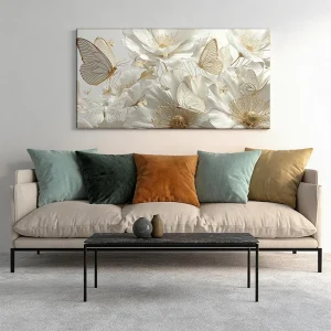 wooden frame canvas painting