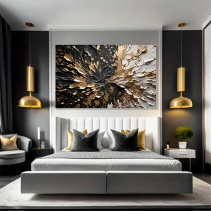 Abstract splash texture wall mural