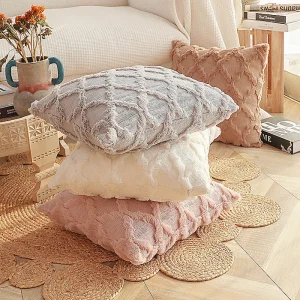 Soft Plush Throw Pillow Covers
