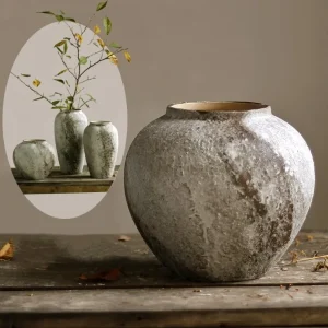 Rustic Ceramicl Floor Vase