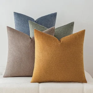 Outdoor Waterproof Throw Pillow Covers Set of 4, 18x18 Inch