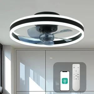 Ceiling Fan with Remote Control,  Dimmable