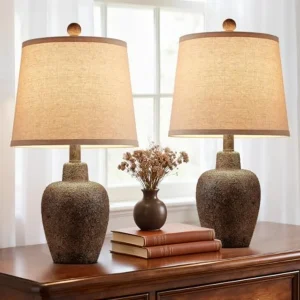 21" Table Lamps Set of 2