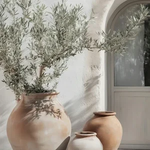 Olive Tree & Vase Wall Art