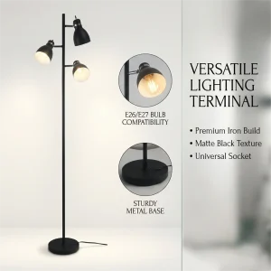 3-Light Floor Lamp