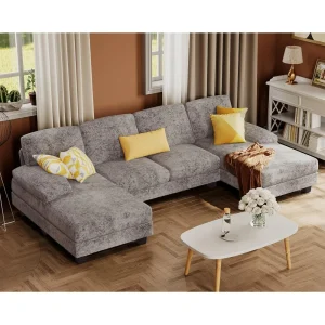 4 Seat Sofa Set with Double Chaise
