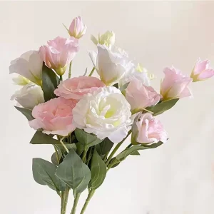 27.5 Inch Artificial Lisianthus Silk Flowers