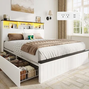 Queen Bed Frame with Headboard