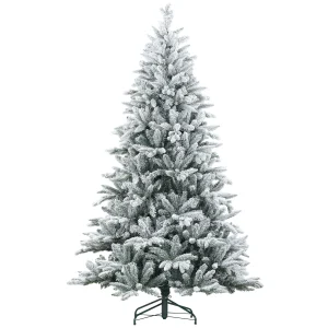 7ft Snow Flocked Artificial Christmas Tree