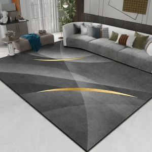 Deluxe Grey Area Rug