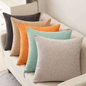 Chenille Throw Pillow Covers