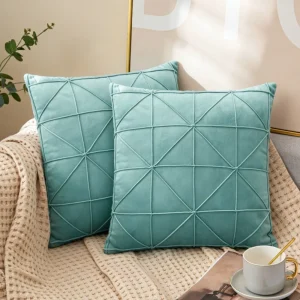 2pcs Velvet Cushion Covers