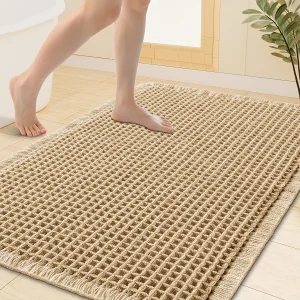 Waffle Bath Mat Super Absorbent