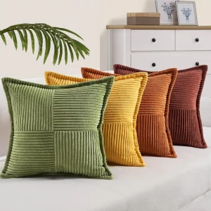 Corduroy Pillow Covers 18x18Inch